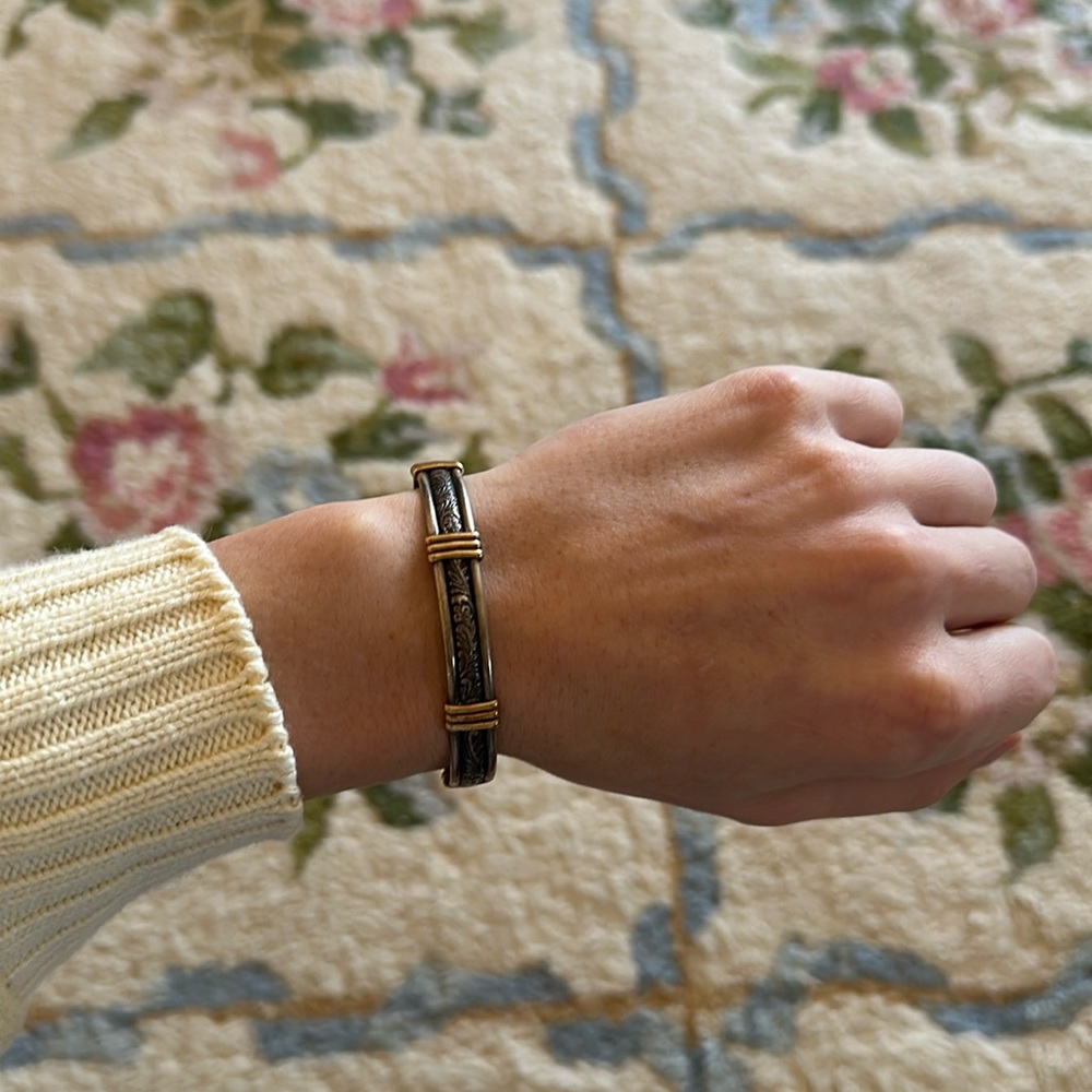 Silver Two Tone Bracelet